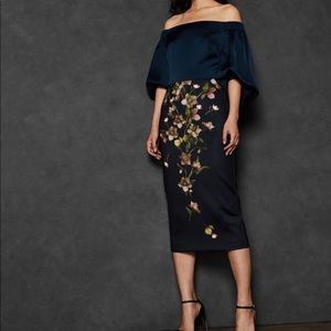 Ted Baker Arboretum Off Shoulder Dress